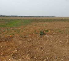 Notre terrain 550 m&sup2;