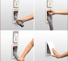 Système Retraflex pour aspiration centralisée