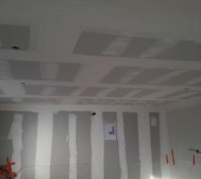 Bandes placo_Plafond Salon