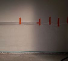Film de protection avant isolation du sol_Etage