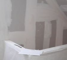 Bandes placo_Dégt/Hall escalier