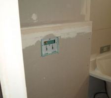 29 aout : coffrage wc du haut