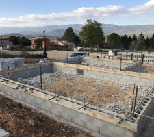 Vide sanitaire refait en agglos a banché