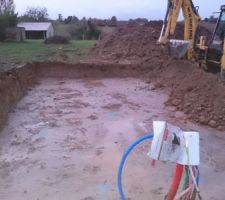 D&eacute;but du terrassement