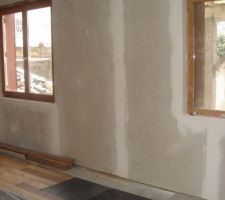 Parquet fini, pose du carrelage fin de la semaine