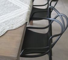 Les nouvelles chaises de la salle à manger !