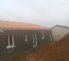 Vu sur l?arriére de la maison