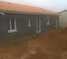 Vu arrière de la maison