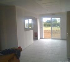 Vue de la porte d'entree