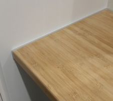 Plan de travail sdb. Finitions