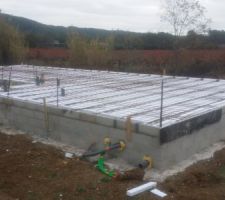 Préparation de la dalle