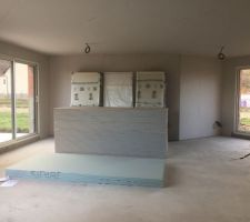 Pi&egrave;ce de vie : salon - salle &agrave; manger