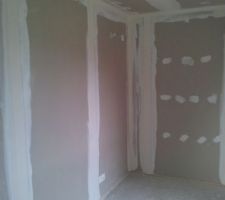 Rdv de chantier du 8/11, installation spéciale pour la chambre de la grande....