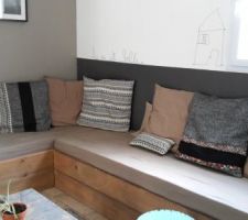 Les nouveaux coussins Home made !