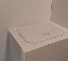 Habillage trappe vide cartons, bouteilles..