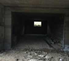 Garage sans les étais