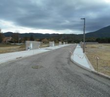 Suite travaux finition + nouveaux trottoirs tranche 1