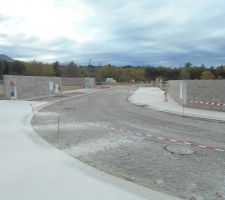 Suite travaux finition + nouveaux trottoirs tranche 1