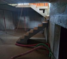Escalier sous sol
