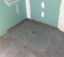 Mosaïque douche italienne