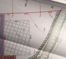 Plan masse terrain