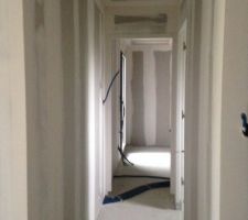 Couloir (chambre au fond et sde à droite)
