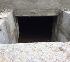 Entr&eacute;e du vide-sanitaire