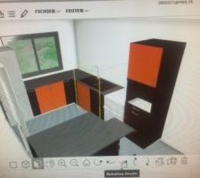 Une simulation de cuisine Ikéa