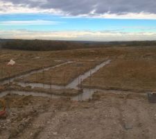 Fondations b&eacute;ton