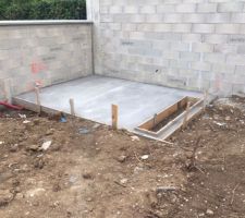 Dalle pour le cabanon