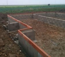 Mise en place des planelles de rive