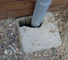 Qualité des matériaux... la dalle de la gouttière se casse en morceaux toute seule...