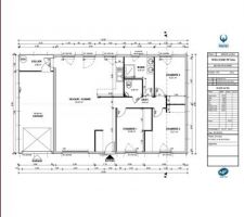 Voici le plan intérieur de notre future maison qu'en pensez-vous?