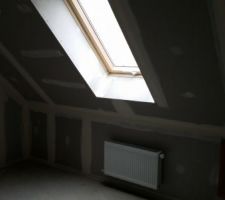 Radiateur dans une des chambres