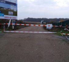 Debut des travaux dans le lotissement