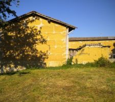 Pignon sud ouest de la maison