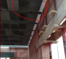 Plancher haut RdC - chevêtre oublié