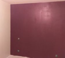 Peinture chambre parentale violet figue