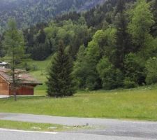 Le terrain depuis la route