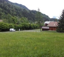 Le terrain depuis la foret sud-est