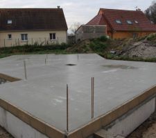 La dalle a &eacute;t&eacute; coul&eacute;e cette semaine