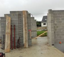 Suite &eacute;l&eacute;vation (vue vers l'entr&eacute;e)