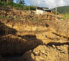 Béton de propreté/ferraillage sous-sol