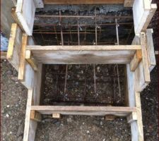 Coffrage escalier vide-sanitaire