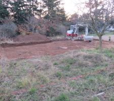 Terrassement de la plateforme