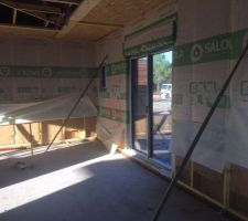 Murs montés
Vu de l'intérieur