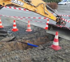 Réseau eau en cours.