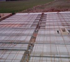 Dalle haute RdC - ferraillage terminé
