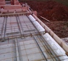 Dalle haute RdC - ferraillage terminé