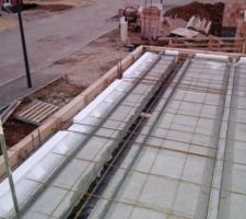 Dalle haute RdC - ferraillage terminé
